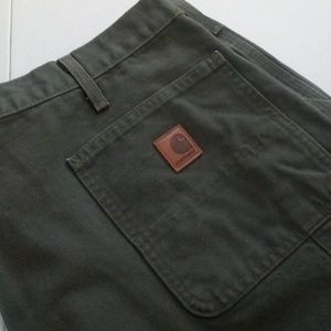 Carhartt carpenter pants 44x30 olive green